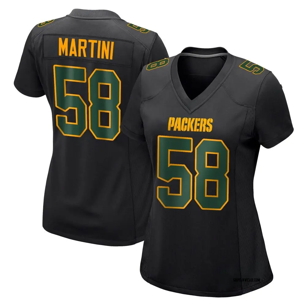 Game Black Women's Greer Martini Green Bay Packers Fashion Jersey