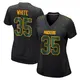 Game Black Women's Jalen White Green Bay Packers Fashion Jersey