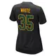 Game Black Women's Jalen White Green Bay Packers Fashion Jersey