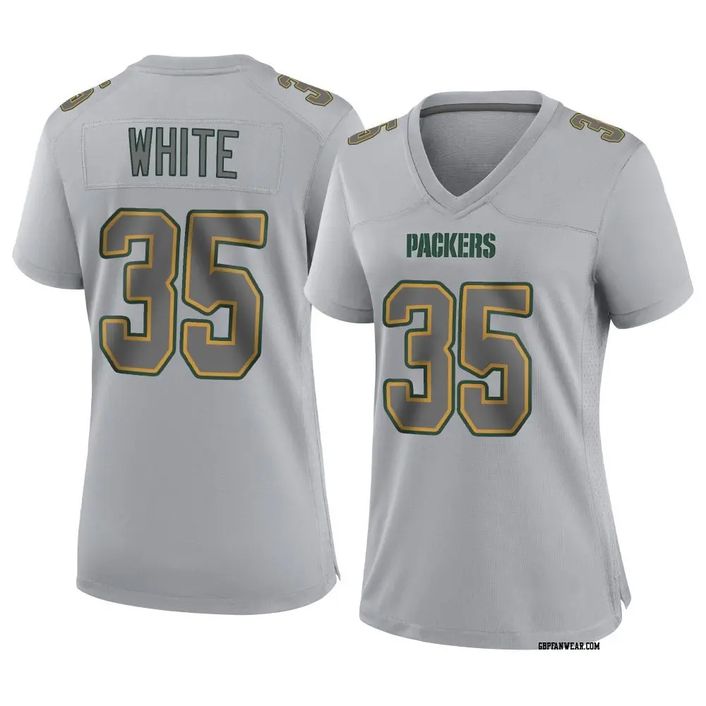Game Gray Women's Jalen White Green Bay Packers Atmosphere Fashion Jersey