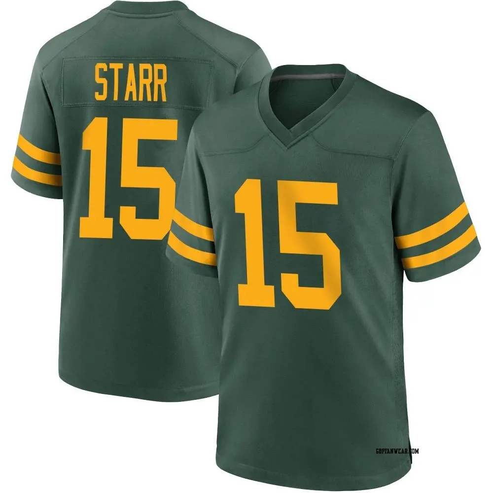 Game Green Men's Bart Starr Green Bay Packers Alternate Jersey
