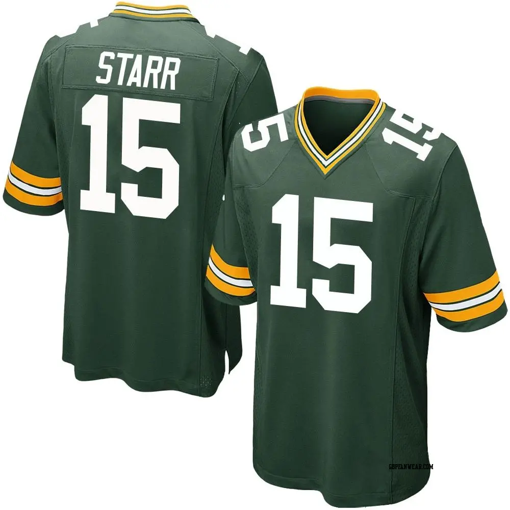 Game Green Men's Bart Starr Green Bay Packers Team Color Jersey