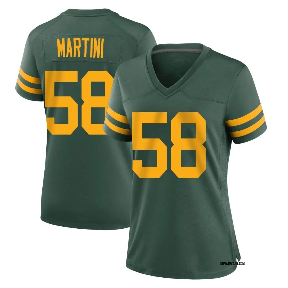 Game Green Women's Greer Martini Green Bay Packers Alternate Jersey