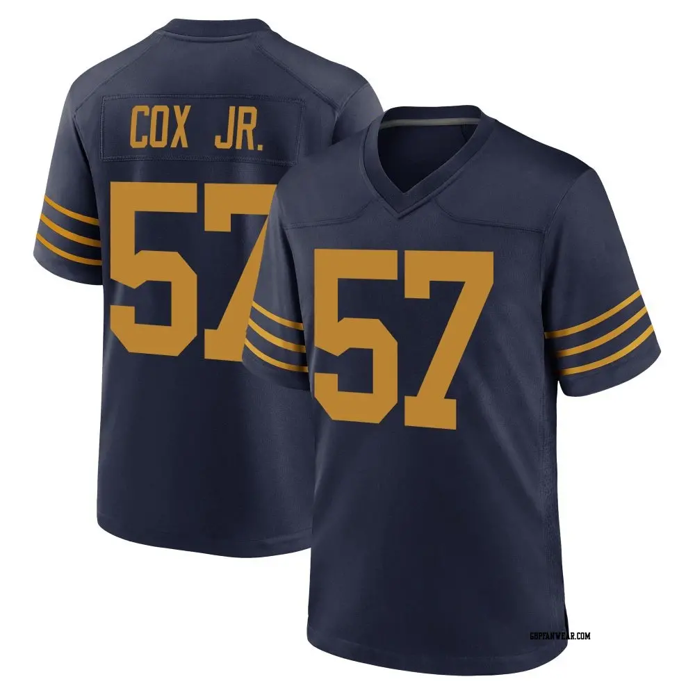 Game Navy Men's Brenton Cox Jr. Green Bay Packers The 1923 Classic Jersey