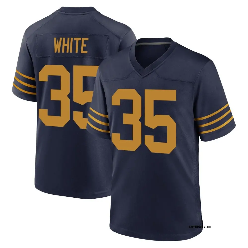 Game Navy Men's Jalen White Green Bay Packers The 1923 Classic Jersey