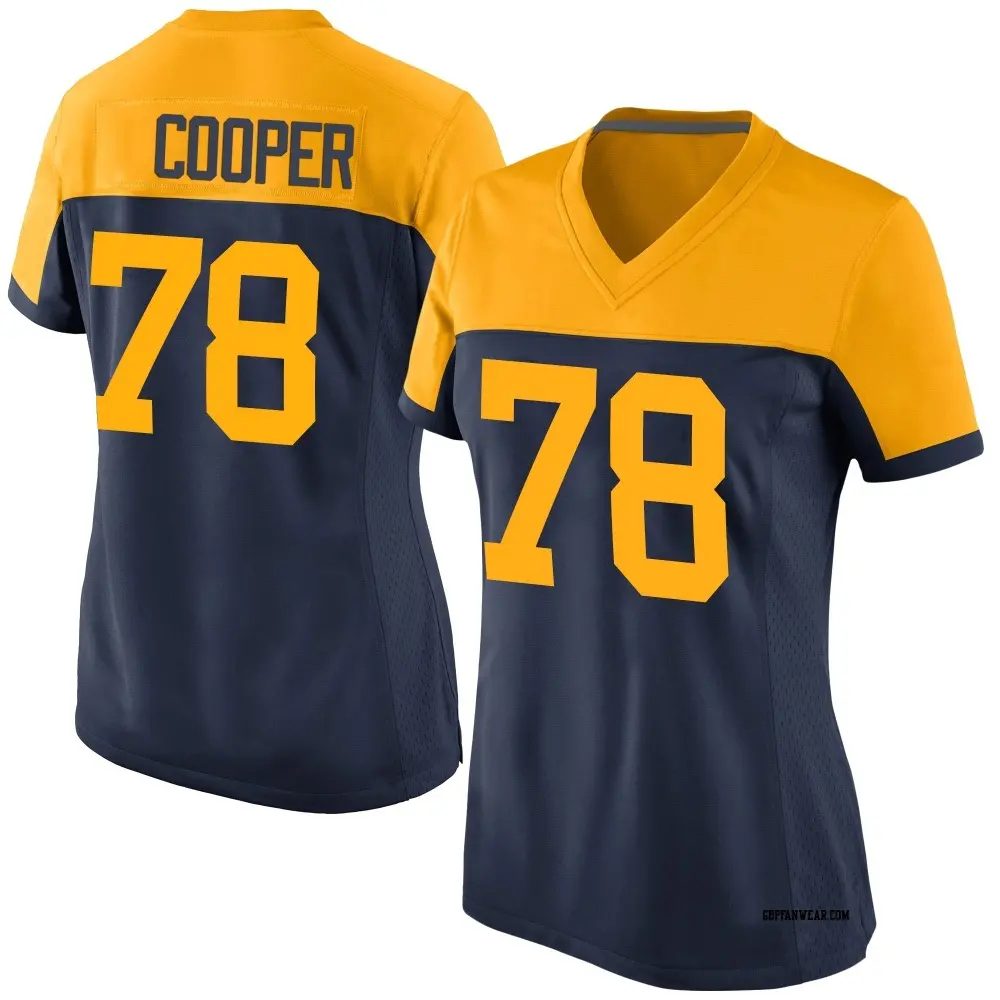 Game Navy Women's Dalton Cooper Green Bay Packers Alternate Jersey