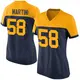 Game Navy Women's Greer Martini Green Bay Packers Alternate Jersey