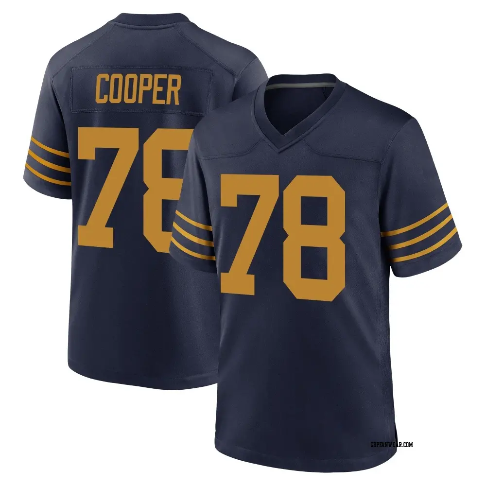 Game Navy Youth Dalton Cooper Green Bay Packers The 1923 Classic Jersey