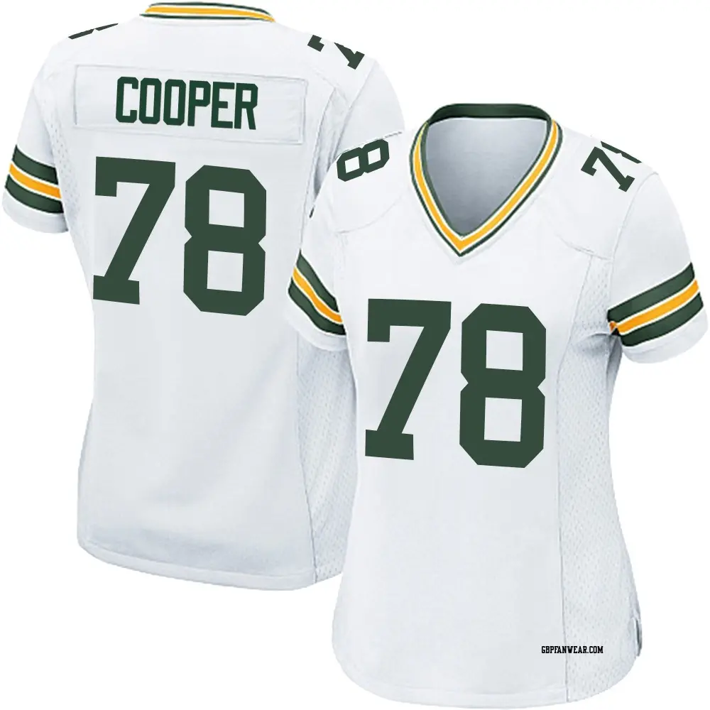 Game White Women's Dalton Cooper Green Bay Packers Jersey