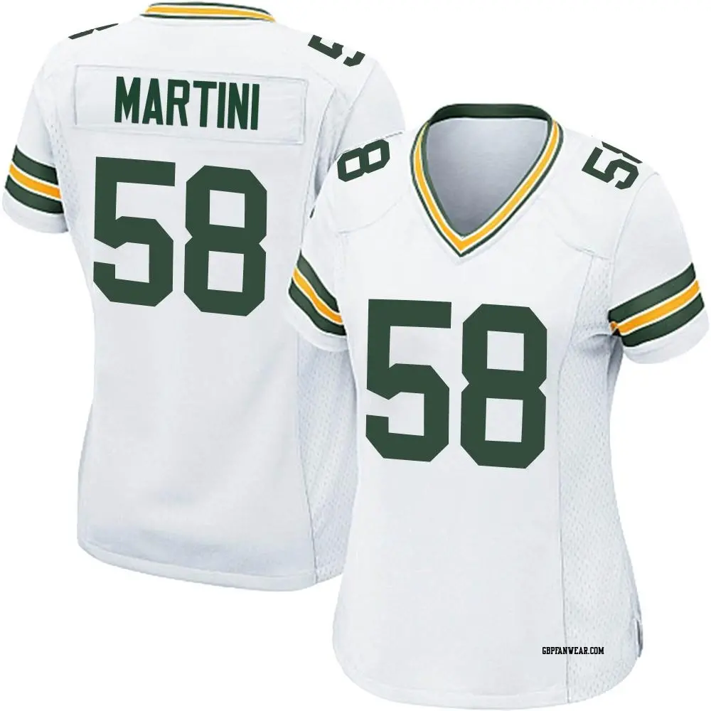 Game White Women's Greer Martini Green Bay Packers Jersey