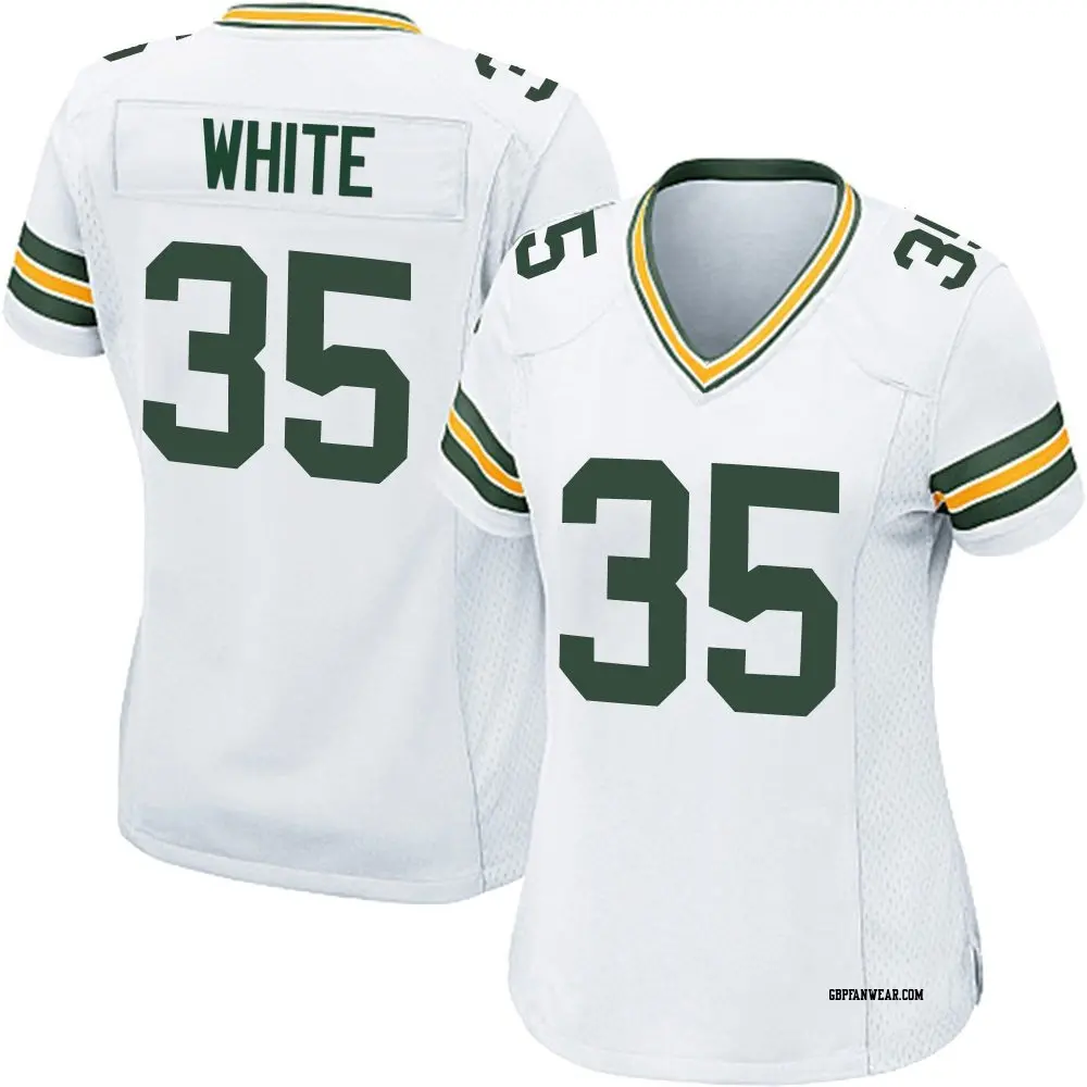 Game White Women's Jalen White Green Bay Packers Jersey