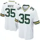 Game White Youth Jalen White Green Bay Packers Jersey