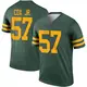 Legend Green Men's Brenton Cox Jr. Green Bay Packers Alternate Jersey