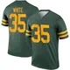 Legend Green Men's Jalen White Green Bay Packers Alternate Jersey