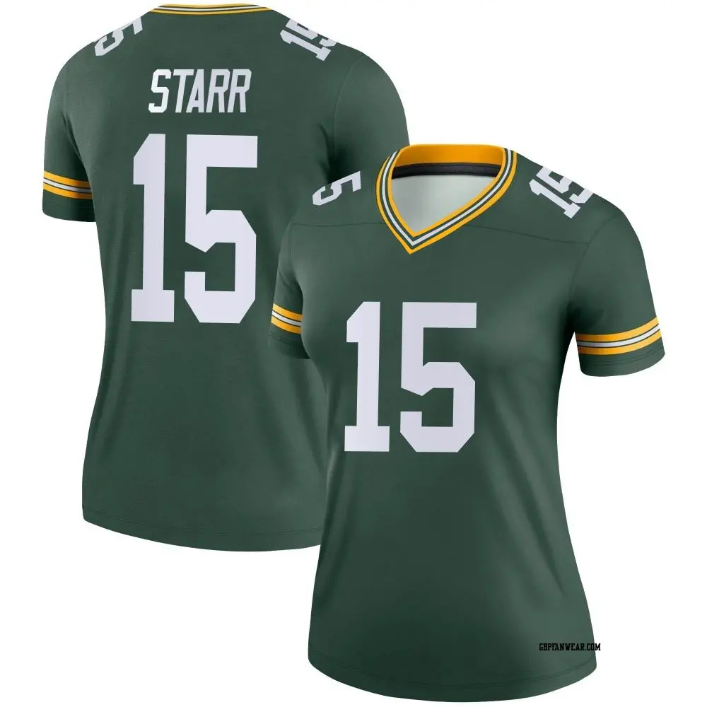 Legend Green Women's Bart Starr Green Bay Packers Jersey