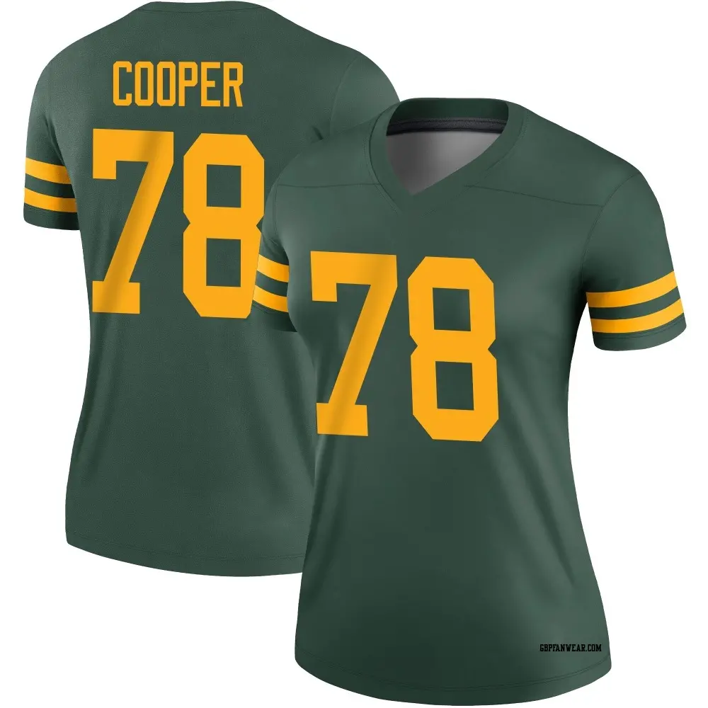 Legend Green Women's Dalton Cooper Green Bay Packers Alternate Jersey