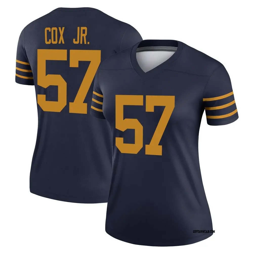 Legend Navy Women's Brenton Cox Jr. Green Bay Packers The 1923 Classic Jersey