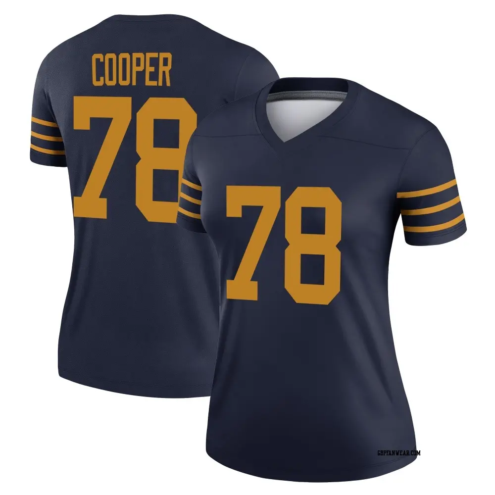 Legend Navy Women's Dalton Cooper Green Bay Packers The 1923 Classic Jersey