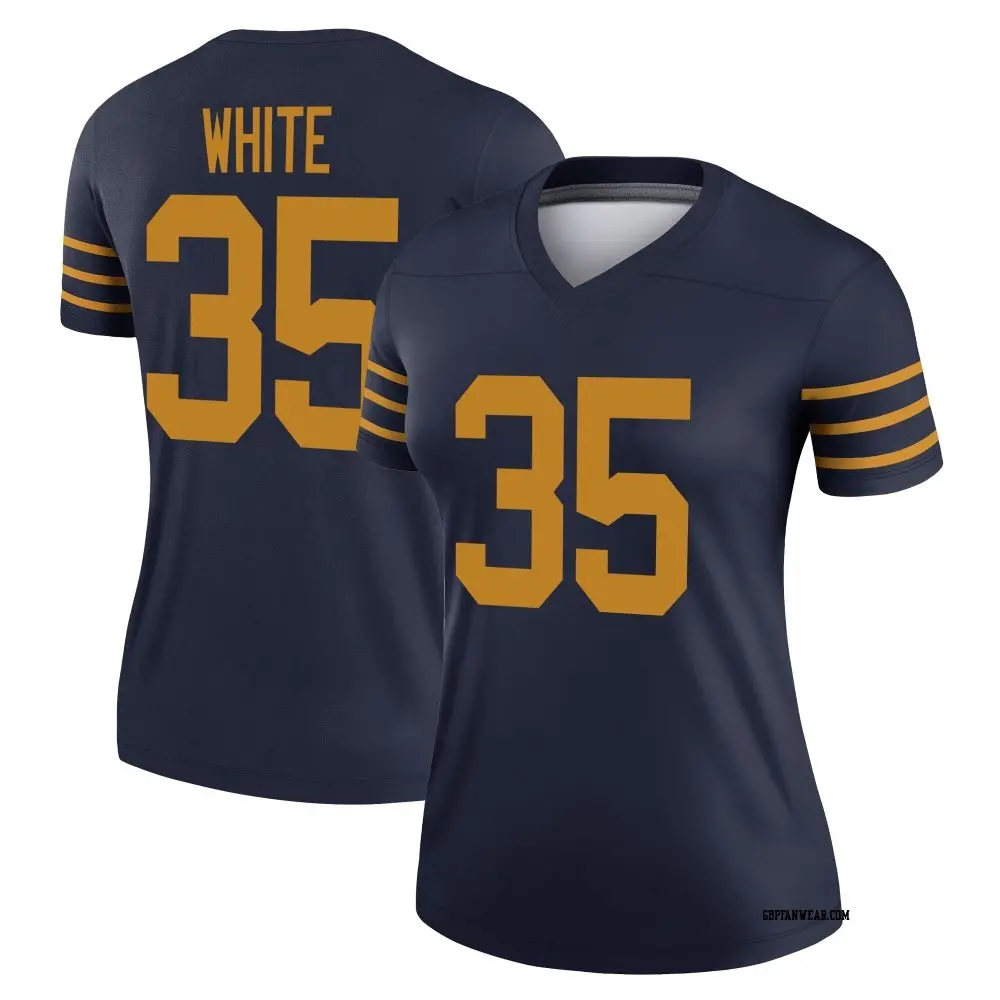Legend Navy Women's Jalen White Green Bay Packers The 1923 Classic Jersey