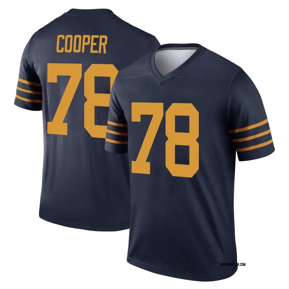 Legend Navy Youth Dalton Cooper Green Bay Packers The 1923 Classic Jersey