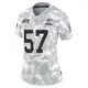 Limited Arctic Camo Women's Brenton Cox Jr. Green Bay Packers 2024 Salute to Service Jersey