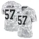 Limited Arctic Camo Youth Brenton Cox Jr. Green Bay Packers 2024 Salute to Service Jersey