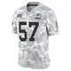Limited Arctic Camo Youth Brenton Cox Jr. Green Bay Packers 2024 Salute to Service Jersey