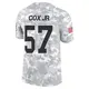 Limited Arctic Camo Youth Brenton Cox Jr. Green Bay Packers 2024 Salute to Service Jersey
