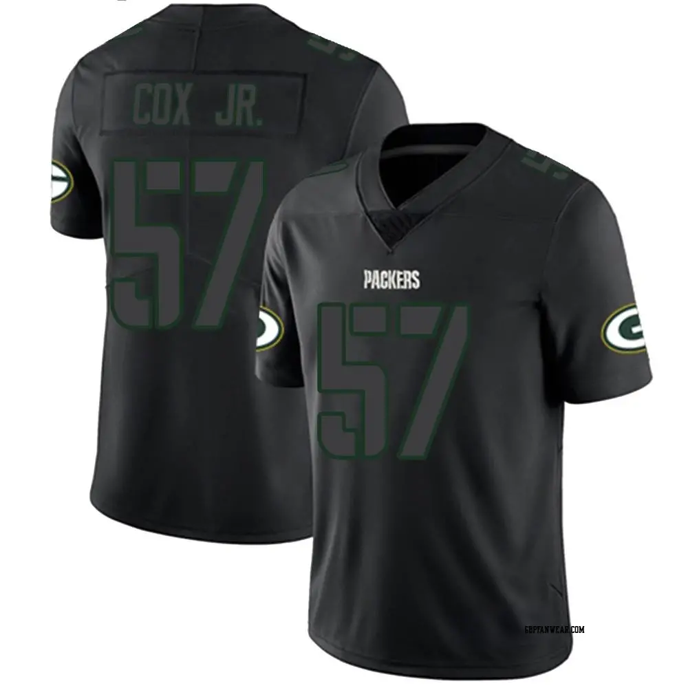 Limited Black Impact Men's Brenton Cox Jr. Green Bay Packers Jersey