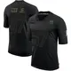 Limited Black Men's Brenton Cox Jr. Green Bay Packers 2020 Salute To Service Jersey