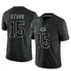 Limited Black Youth Bart Starr Green Bay Packers Reflective Jersey