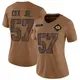 Limited Brown Women's Brenton Cox Jr. Green Bay Packers 2023 Salute To Service Jersey