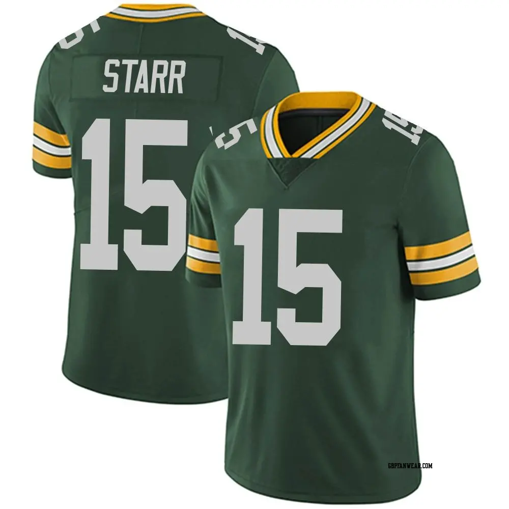 Limited Green Men's Bart Starr Green Bay Packers Team Color Vapor Untouchable Jersey