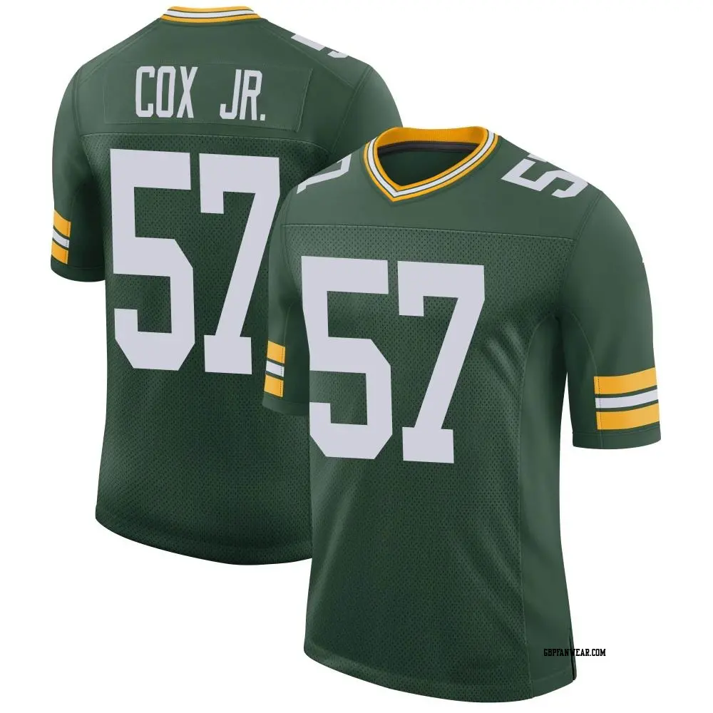 Limited Green Men's Brenton Cox Jr. Green Bay Packers Classic Jersey