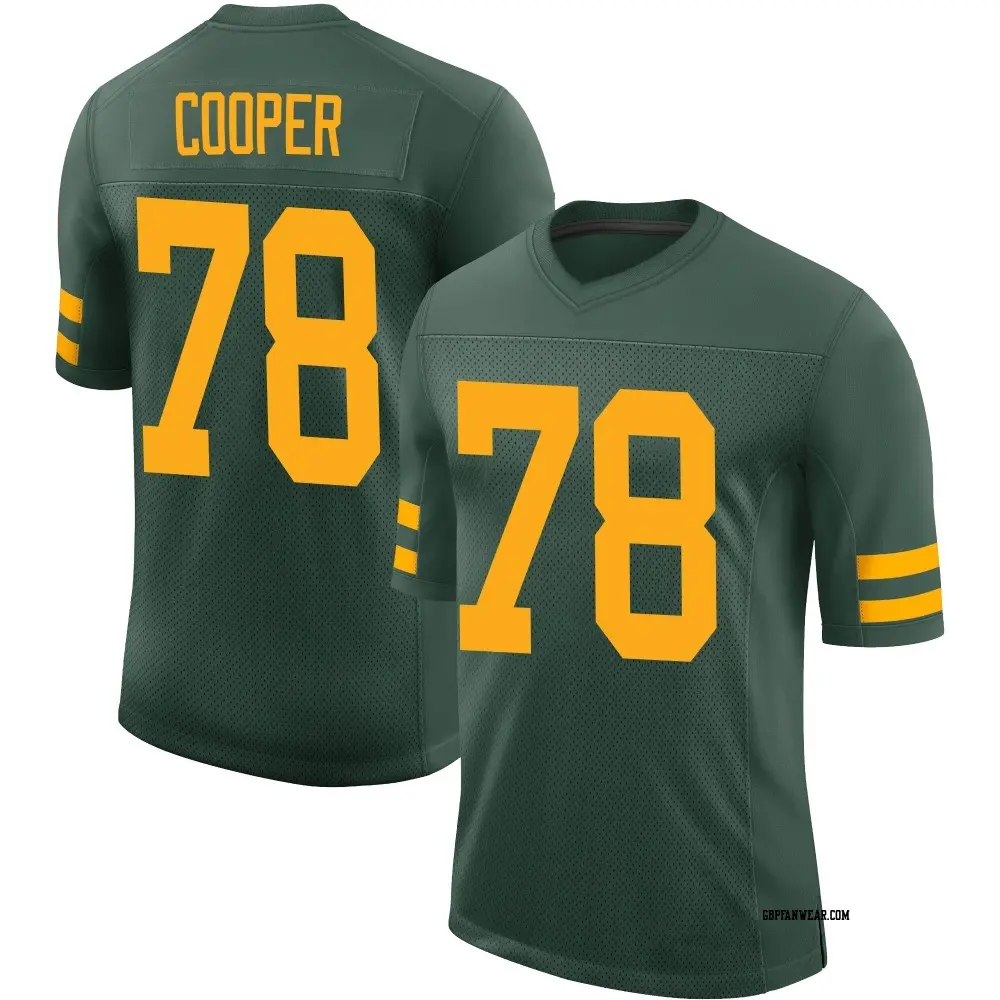 Limited Green Men's Dalton Cooper Green Bay Packers Alternate Vapor Jersey
