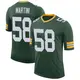 Limited Green Men's Greer Martini Green Bay Packers Classic Jersey