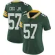 Limited Green Women's Brenton Cox Jr. Green Bay Packers Team Color Vapor Untouchable Jersey
