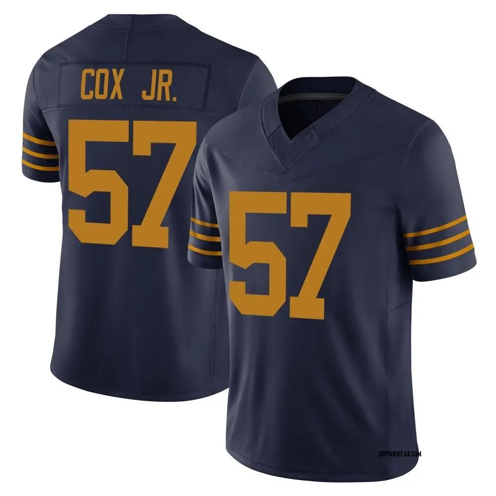 Limited Navy Men's Brenton Cox Jr. Green Bay Packers The 1923 Classic Vapor F.U.S.E. Jersey