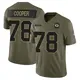 Limited Olive Men's Dalton Cooper Green Bay Packers 2025 Salute to Service Jersey