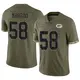 Limited Olive Men's Greer Martini Green Bay Packers 2022 Salute To Service Jersey