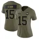Limited Olive Women's Bart Starr Green Bay Packers 2025 Salute to Service Jersey
