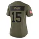 Limited Olive Women's Bart Starr Green Bay Packers 2025 Salute to Service Jersey