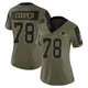 Limited Olive Women's Dalton Cooper Green Bay Packers 2021 Salute To Service Jersey