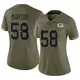 Limited Olive Women's Greer Martini Green Bay Packers 2022 Salute To Service Jersey