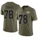 Limited Olive Youth Dalton Cooper Green Bay Packers 2022 Salute To Service Jersey