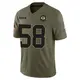 Limited Olive Youth Greer Martini Green Bay Packers 2025 Salute to Service Jersey