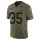 Limited Olive Youth Jalen White Green Bay Packers 2025 Salute to Service Jersey
