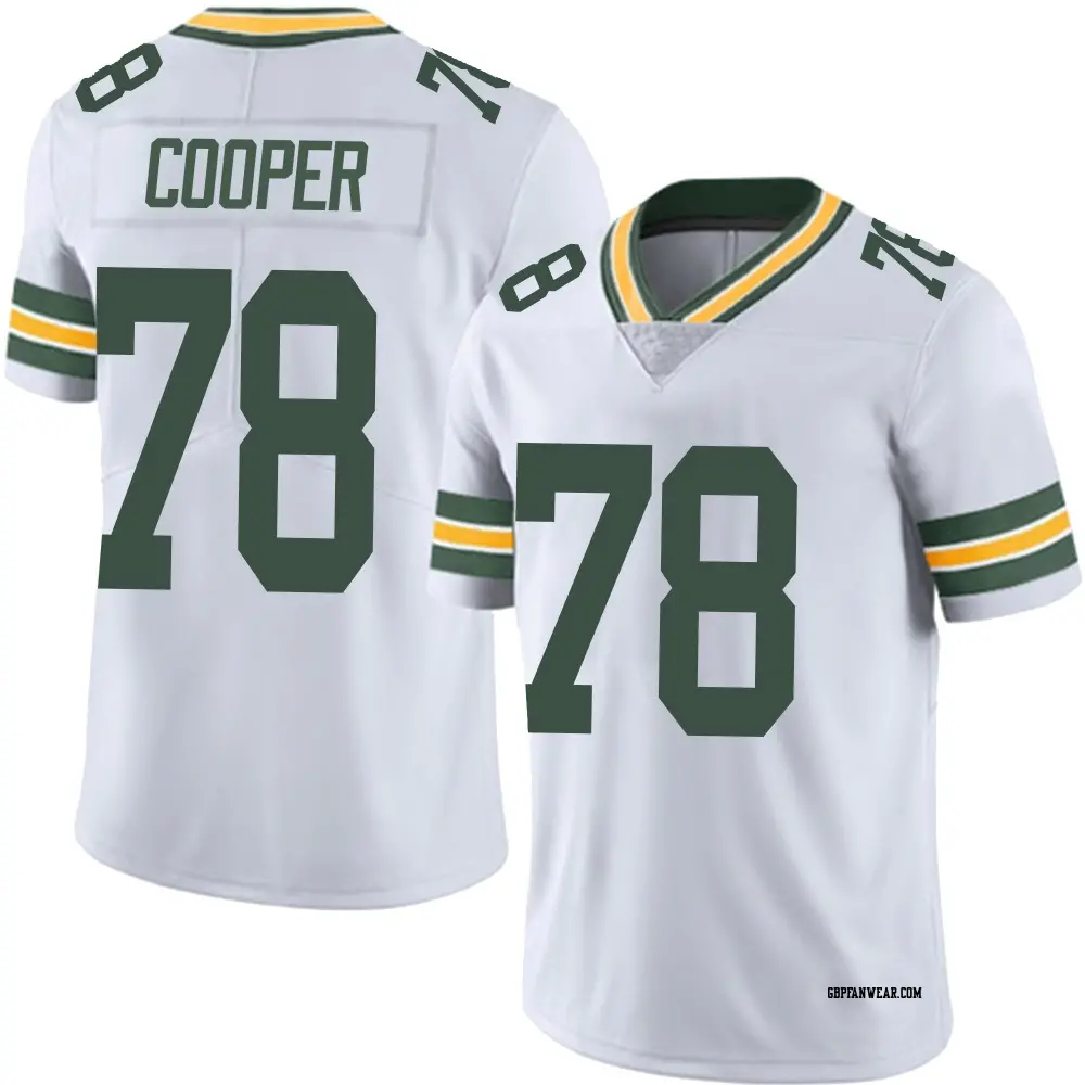 Limited White Men's Dalton Cooper Green Bay Packers Vapor Untouchable Jersey