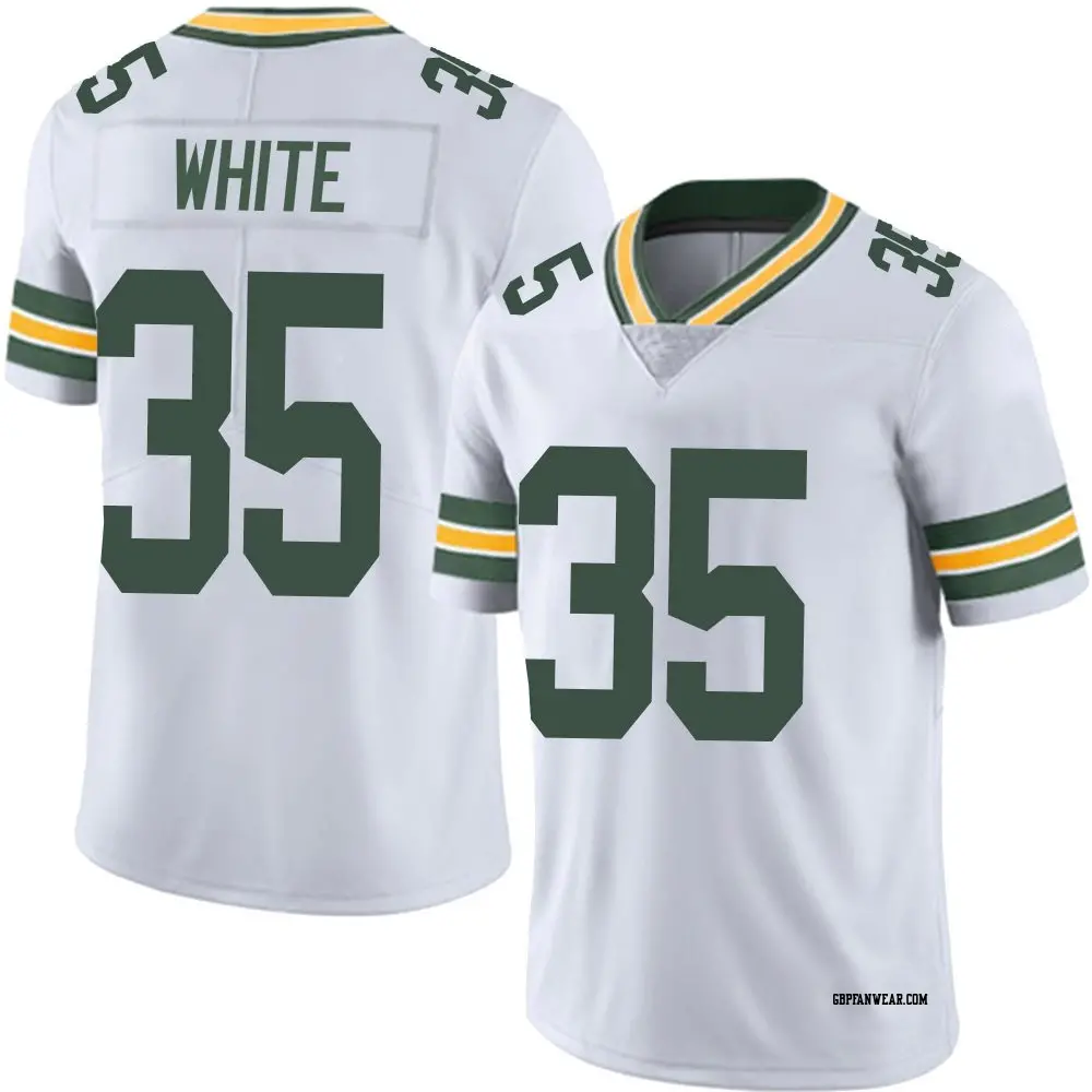 Limited White Men's Jalen White Green Bay Packers Vapor Untouchable Jersey
