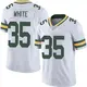 Limited White Men's Jalen White Green Bay Packers Vapor Untouchable Jersey